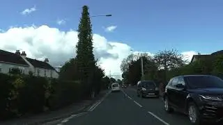 Driving On The A443 From Worcester To Hallow, Worcestershire, England 4th May 2021