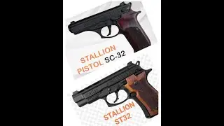 Single Stack Single Action Vs Double stack Double Action Pistol Stallion ST32 VS SC32 Camstar .45