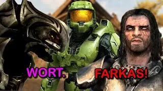 Master Chiefs Best Friend. (Skyrim and Halo comedy)