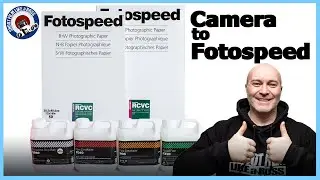 Fotospeed Papers and Chemicals for film Photography. And a roll of Foma 100