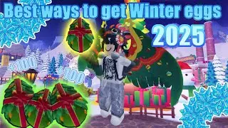 Лучшие способы получить Зимние яйца 2025 года (Приключения драконов в Roblox)