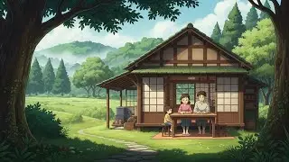A Simple Family Life Surrounded by Nature | Ghibli Silent Days