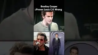 Louis CK joked actors who never get famous. One was Bradley Cooper. #Shorts #Hollywood #joerogan