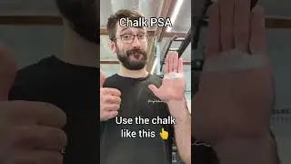Chalk When Lifting Weights - Don't be a 🤡🤡