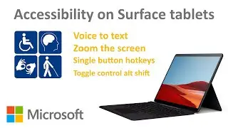 Tablet Pro Demo - Voice to Text, Single button hotkeys, Easy Zoom, Toggle buttons = Accessibility