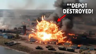 Ukraine SBS WIPED OUT Shahed DEPOT in Occupied Donetsk!!