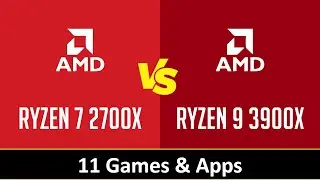 RYZEN 7 2700X vs RYZEN 9 3900X - Apps & Gaming (RTX 3090)