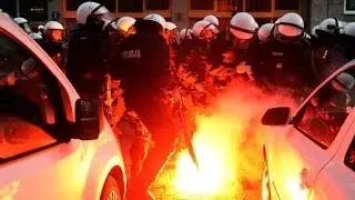 Warsaw, Poland: Violence At Nationalist March