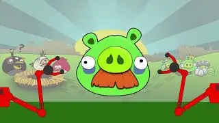 Angry Birds Toys. Cartoon for Kids. Unboxing Kinder Surprise Eggs