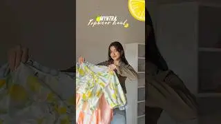 Myntra Topwear haul #summeroutfits #topshaul #myntrafinds