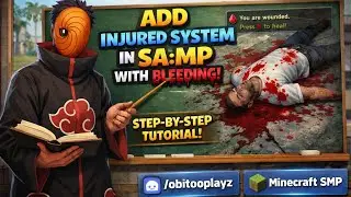 How To Create Injured System In Samp || With Bleeding || Samp Script Tutorial Pawn