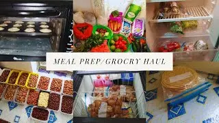FILL MY FREEZER| GROCERY HAUL| MEAL PREP| CLEAN MY DEEP FREEZER & FRIDGE| Homemaking