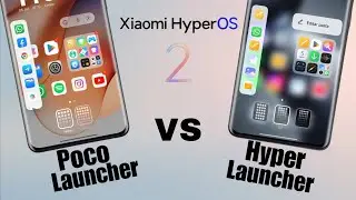 Boom 😱 - Poco Launcher VS Hyper Launcher 2 - Animations - Features - Differences and Similarities...