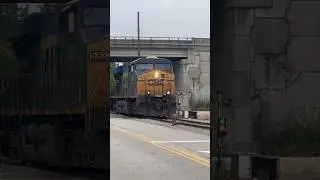 CSX Light Power Move #csxstrains #shorts #railfan