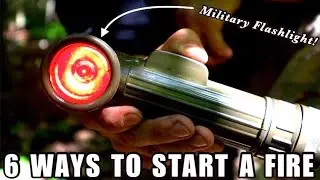 6 Ways a Military Flashlight can Start a Survival Fire in the Wilderness!