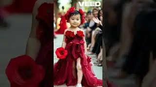 Cute Baby fashion show #baby #fashion #ai #runway #trending