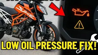 Major Issue With Ktm Duke 390 Bs 4 ( Low Oil Pressure ) Warning ⚠️😰..!  danish ainam #vlog
