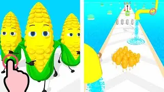 Food Gang - Crowd Food Potato Rush Run - All Levels iOS Android GamePlay