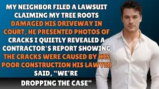UPDATE!My Neighbor Filed A Lawsuit Claiming My Tree Roots Damaged His Driveway In Court, He -Reddit