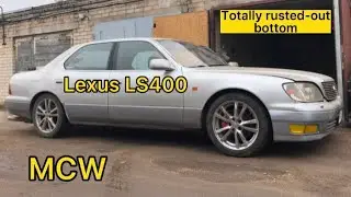 Rusty Lexus LS400 bottom repair