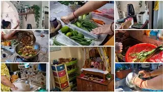 🏠সকাল থেকে রাত পর্যন্ত সংসারের সব কাজকর্ম একাহাতে  সবটাই  কিভাবে সামলাই? Morning routine। Cleaning