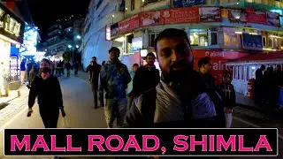 शिमला का प्रसिद्ध मार्केट & स्ट्रीट फूड | Shimla Mall Road & Local Bites | Travel IJ Vlogs