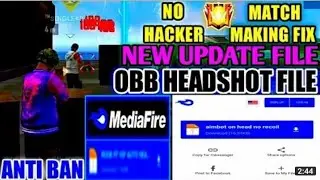 FREE FIRE NEW UPDATE OBB34 CONFIC+OBB HEADSHOT+LOKADHON+NPC NAME OBB34 UPDATE