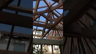 Rangka #atap #kayu #tukang #woodworking #construction #viral #rumahminimalis #srengengeproject