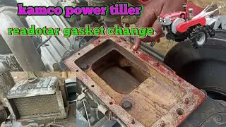 How to you kamco power tiller radiator gasket change