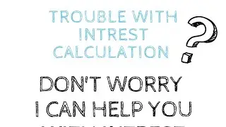 how to calculate intrest rates in simple way /raju18 // #tricks