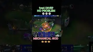 Ambessa 1v4 Dive? SHE&rsquo;S LITERALLY UNTOUCHABLE! 😤🔥#SHORTS #LCKCUP, #Outplay, #1v4,