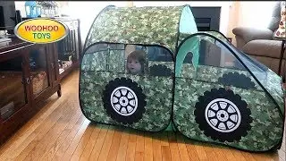 WooHoo Toys Camouflage Military Truck Play Tent (Assemble & Fold)