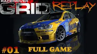 GRID (2008) - Gameplay Walkthrough Part 01 - Menu (Full Game) 4K 60FPS