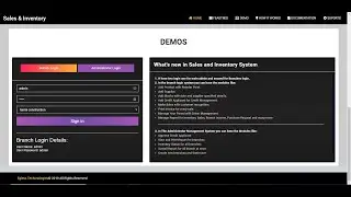 Installation on XAMPP - Inventory Management System