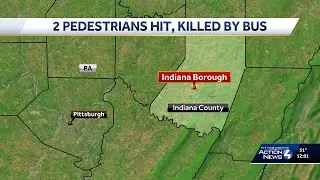 Two people hit, killed by bus in Indiana, Pennsylvania
