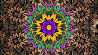 Mandala Art Background Video for Mindfulness | Calm Visuals & Healing Sounds Motion Background