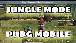 New Jungle Adventure Mode in Sanhok | Hot Air Balloon | Pubg Jungle Mode
