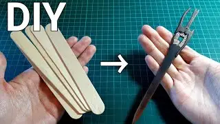 DIY the mini wooden dark sword