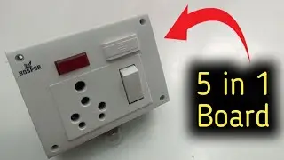 5 in 1 board connection | electric board connection diagram | wiring diagram pdf @ElectricalYogi
