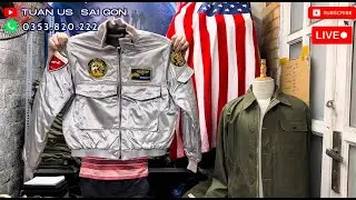[25/1] ĐỒ L&Iacute;NH MỸ | &Aacute;O PILOT G8 CHỐNG CH&Aacute;Y | MA1 XƯA 1968 | PILOT B15F | CẤP PH&Aacute;T QU&Acirc;N ĐỘI MỸ