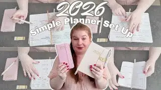Simple 2026 Planner Set Up | Planning for success | Effective Time Saving Planning! Giveaway!
