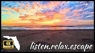 Watch This Beach Sunset Change Colors!
