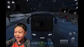 Bus Simulator 21 Road Safety 001 Keep Your Eyes On The Snow  Road #shortvideo #shortsfeed #youtube