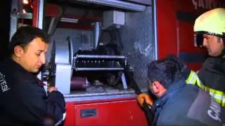 ÇANKIRI İTFAİYESİNDEN NEFES KESEN TATBİKAT