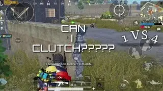 How to survive MILITARY BASE | PUBG MOBILE | 1V4 CLUTCHES