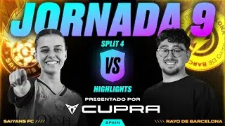 Saiyans FC de TOTAKEKI VS Rayo de Barcelona de SPURSITO | Resumen Partido Jornada 9 (5-6)