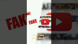 Avoid fake subscribers 🤖🤖