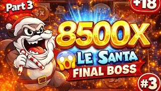Co tu się właśnie wydarzyło?! 😳🎰 Le Santa OSZALAŁ 😱 PART 3