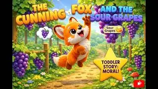🌟 The Cunning Fox🦊 and the Sour Grapes🍇 &mdash; Toddler Story