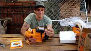 INGCO Water pump and Automatic pump control UNBOXING